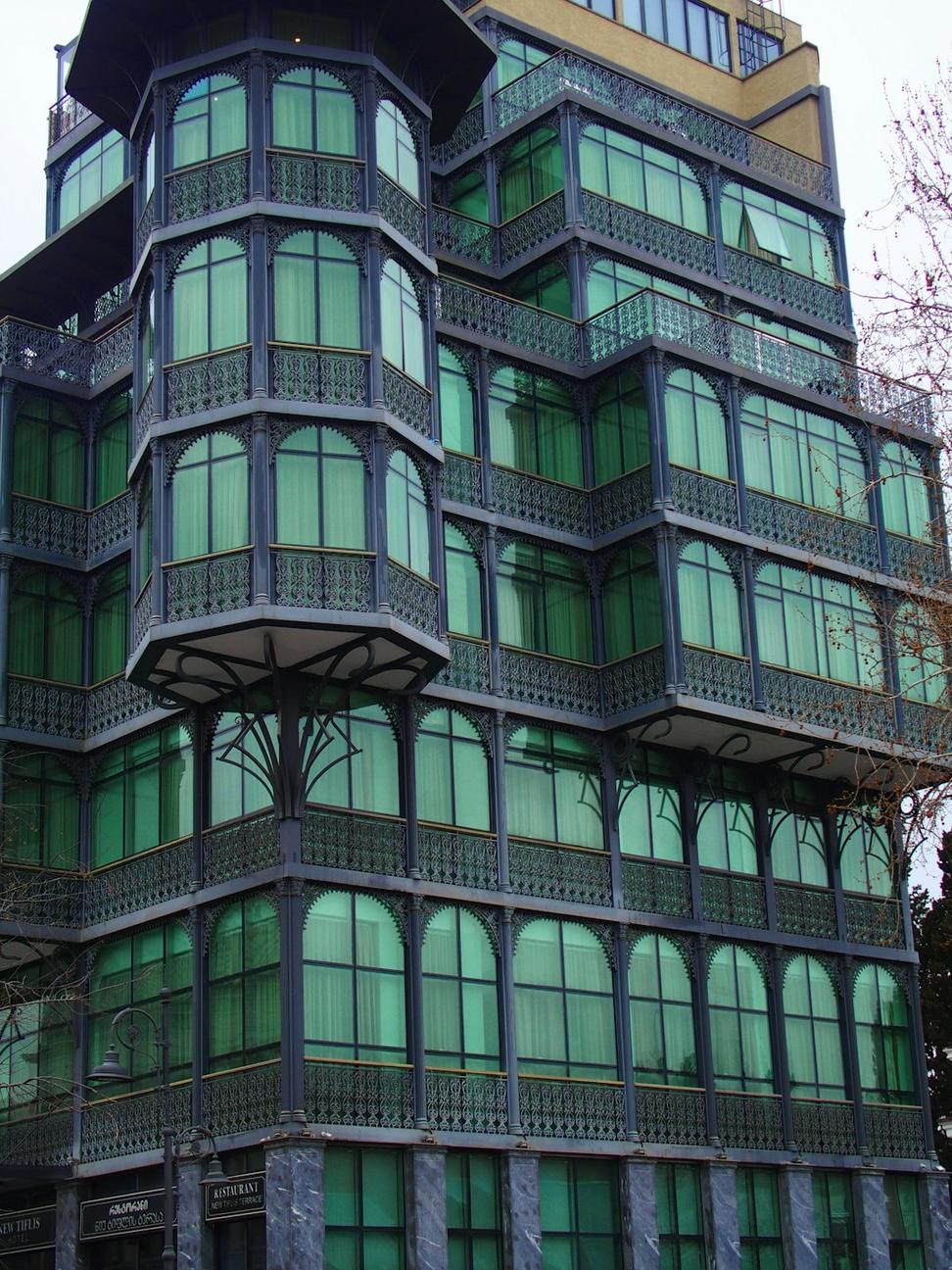 Green building exterior